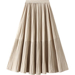 Vintage velvet pleated skirt