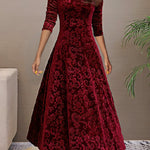 Yadira | Luxurious Velvet Elegance Gown