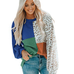 Nadorine Crewneck Doll Sleeves Rib Knit Pullover