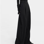 High Waist Suit Wide Leg Pants