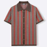KZZ Men's High-Quality Short-Sleeve Knit Shirt