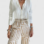 Dominique | Chic Two-Piece Set with Complimentary Belt