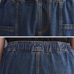 Artistic Retro Loose Elasticity Jean Pants
