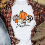 Letter Printed Round Neck Straight Fit Casual T-Shirt