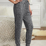 Nadorine Casual Drawstring Elastic Waist Jogging Jogger Pants with Pockets