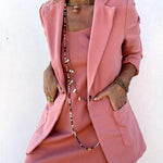 Nadorine Casual Blazers Long Sleeve Work Office Jacket