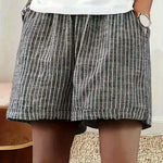 Clara | Relaxed Striped Summer Shorts