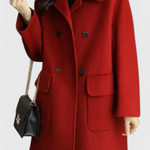 Aveline Timeless Double-Breasted Wool Overcoat