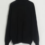 Women's Two Piece Sets Casual Loose Tracksuit Knitted Streetwear  Turtleneck Long Sleeve Top Wide Leg Pants