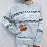 Half Turtleneck Christmas Sweater