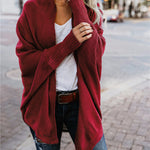 Knitted Casual Knitted Solid Cotton Winter Cardigan