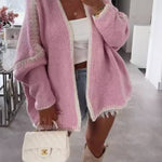 Fashionable Casual Long-sleeved Loose Knitted Cardigan