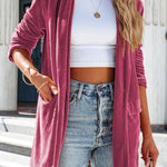 It's Just A Crush Pocketed Velvet Blazer