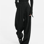 High Waist Suit Wide Leg Pants