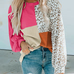 Nadorine Crewneck Doll Sleeves Rib Knit Pullover
