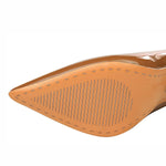 Solid Color Split-Joint Scarpin Salto
