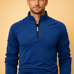Marco Bellini | Performance Zip Neck Long Sleeve For Men