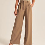 Wide Leg Pants High Waisted Business Casual Trousers Loose Suit Pants