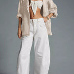 Casual top lapel long sleeve knitted jacket