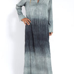 Gray gradient dress