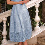 lace suspender beach dress
