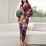 Holly Parker | Printed Wrap Midi Dress For Women