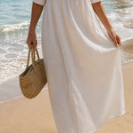 Livian | Embroidered Linen Dress