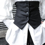 Adjustable Waist Half Suit Vest