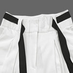 High Waisted Loose Drawstring Pleated Pants Trousers