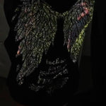 Women's Hooded Leopard Print Casual Top with Rhinestones