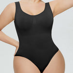 Nadorine Bodysuit Tummy Control Shapewear Seamless Carved Thong Body Shaper Tank Top