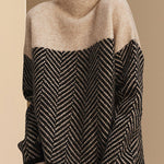 Casual Loose High-Neck Sweater Tops