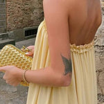Elegant Strapless Party Dress