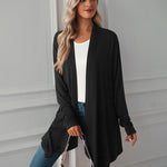 Nadorine Women's Cable Knit Oversized Dressy Cardigan Jackets Long Sleeve Cardigan Sweaters