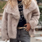 Jacket short fashionable fox fur coat