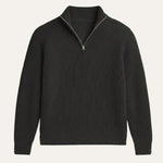 The Vicenza Men’s Soft Knit Cashmere Half Zip Sweater