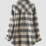 Shirt Jackets Button Down Long Sleeve Collared Shacket Coats