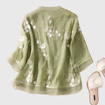 Leticia | Chic Floral Embroidered Top