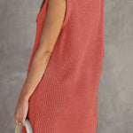 Casual Solid Slit O Neck A Line Dresses