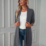 Nadorine Women's Cable Knit Oversized Dressy Cardigan Jackets Long Sleeve Cardigan Sweaters