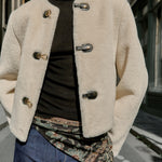 DOUBLE-FACED JACKET WITH TOGGLES
