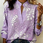 Liliane™ | Botanical Print Blouse