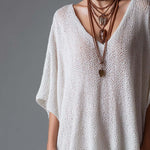 Retro Batwing Sleeve Knitted Mini Dress