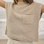 Two Piece Matching Sets Short Sleeve Pullover Tops Solid Color High Waisted Lounge Pants