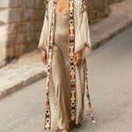 Kaftan Boho Long Cardigan Beach Dress