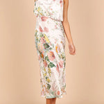 Wine Country Dates Floral Halter Neck Maxi Dress