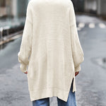 Open Front Knitted Long Cardigan Long Sleeve Casual Lightweight Knitted Cardigans Outerwear