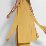 Elegant Solid Color Sleeveless Cardigan