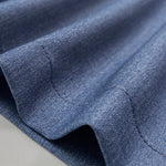 Short Sleeves Solid Color Tied Waist V-Neck Denim Jumpsuits