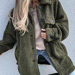 Single-breasted Lapel Irregular Mid-length Fur Coat